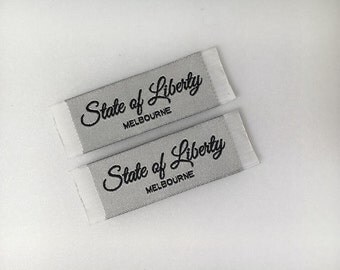 300 Hem tag label, Hem bottom label, Cute label, Kids label, Damask woven label, Woven Pip, Kids label, Cute label, custom clothing labels