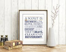 Unique scout printable related items | Etsy