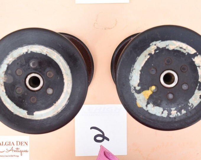 Vintage Wooden Spools | Industrial Textile Mill Salvage | Rustic Decor