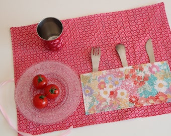 Vintage flowers picnic set