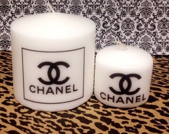 Custom Designer Candle Set of 2