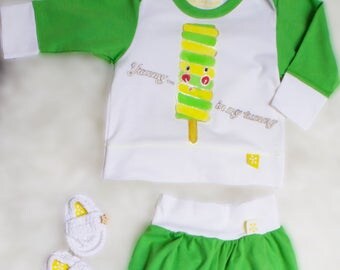 Baby Sweatshirt, Lolly Long Sleeved Top, Organic Cotton