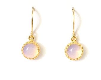 Gold moonstone drop earrings, gold boho earrings, exotic earrings, moonstone earrings, sister, pink moonstone, dewandrose,Australian shop