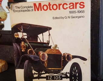 ON SALE, Car Encyclopedia, Motorcars 1885-1968, GN Georgano, Automobile Encyclopedia, Car book, Vintage Cars, Old Cars, Old Car Book,