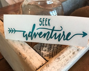 Seek adventure decal