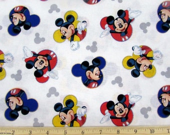 Mickey mouse fabric | Etsy