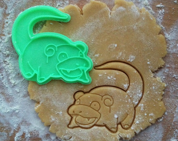 Slowpoke cookie cutter. Pokemon cookie stamp