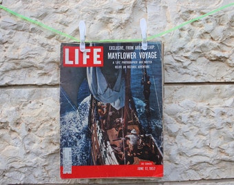 Vintage LIFE magazine 17 June 1957 // Vintage LIFE 1957 // Vintage LIFE // Vintage magazine //60s