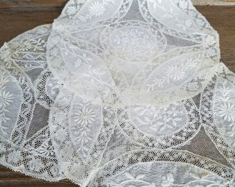 Lace Doilies - Set of Three Matching Circular - Vintage