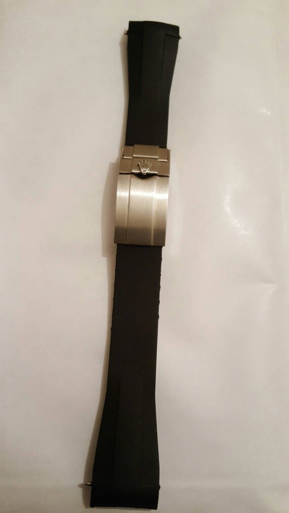 20mm rubber diver strap with deployment clasp for by happytohelp99