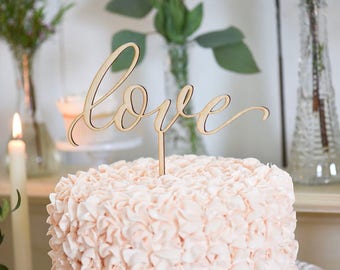 Love Cake Topper