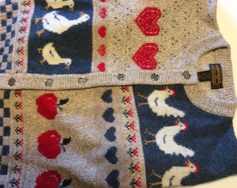 Vintage Eddie Bauer Wool Blend Women's Sweater