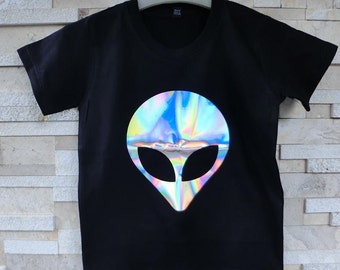 t shirt holographic