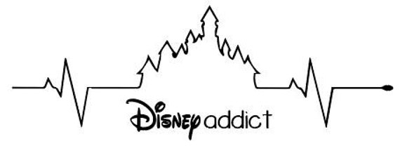Download Disney Addict Heartbeat SVG from RedingDesign on Etsy Studio