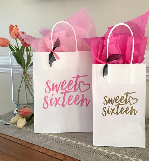 Sweet Sixteen Birthday 16th Birthday Party Favors Custom