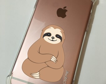 Smiling Sloth iPhone 5 5s SE 6 6s 7 Plus Samsung S7 S8 Case
