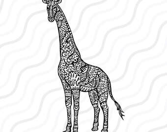 Download Giraffe clip art | Etsy