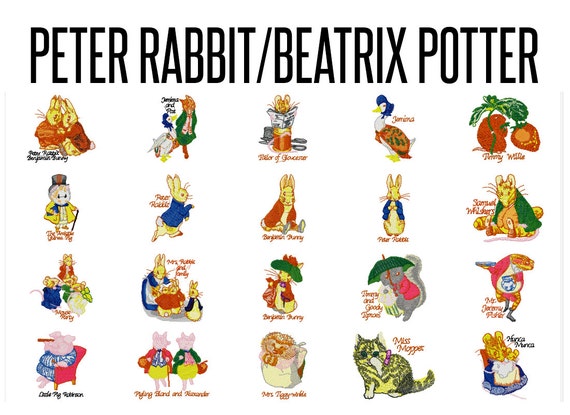 20 peter rabbit machine embroidery sybjus 4 inch hoop 20 peter rabbit machine embroidery sybjus 4 inch hoop