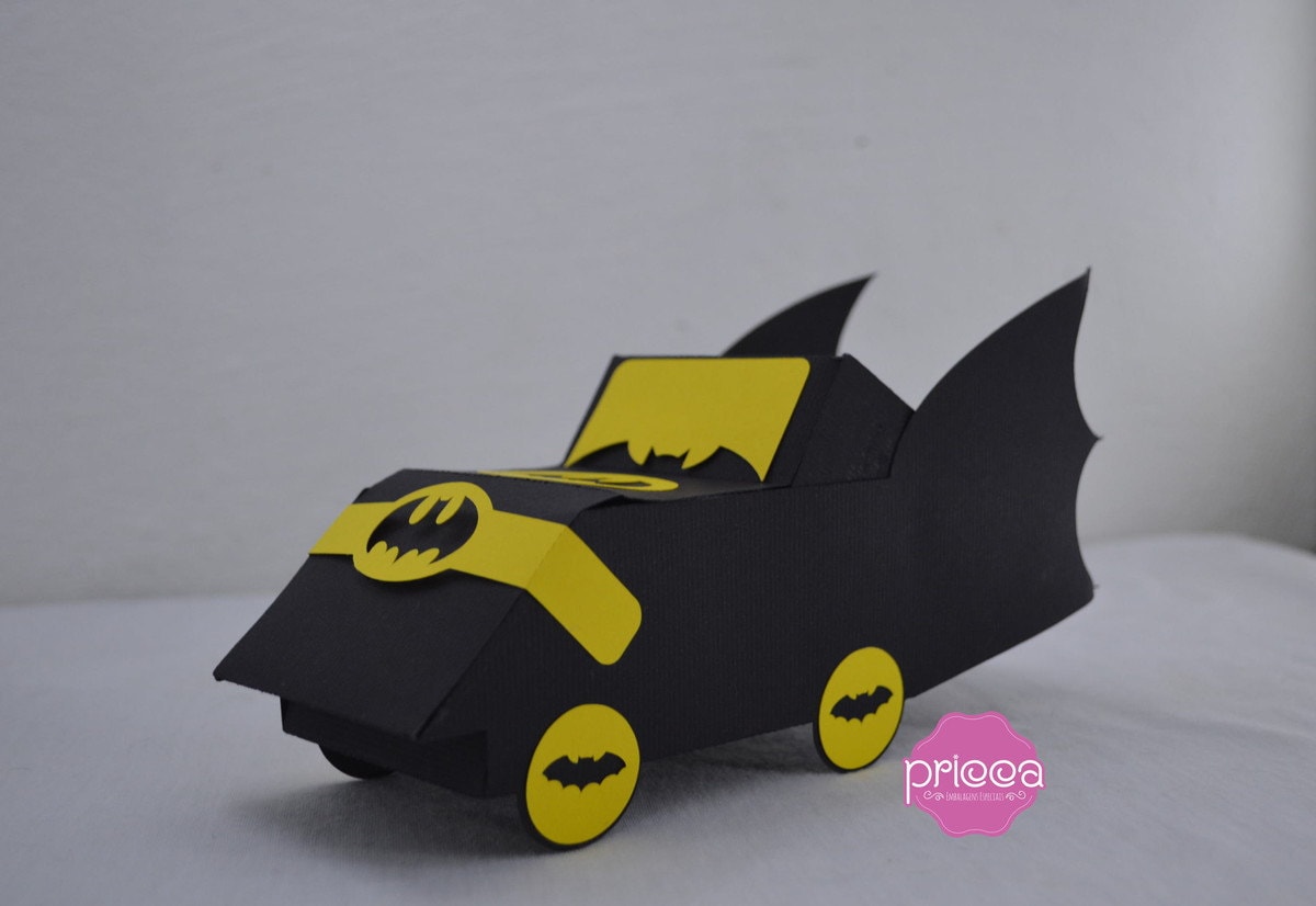 Download 3D SVG Batmobile Cut file Justice League
