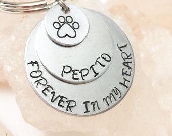 Pet Loss Keychain, Pet Remembrance, Pet Memorial Keychain, In Memory of Pet, Pet loss Gift