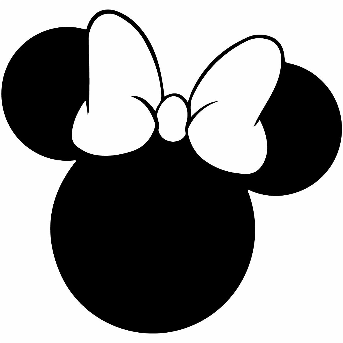 Download Minnie Mouse Svg Umriss Laptop Tasse Abziehbild SVG Digital