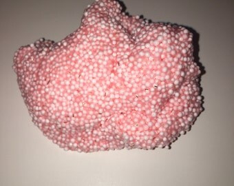 Pink sparkly crunchy slime/floam
