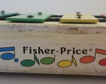 Fisher Price Pull A Tune Xylophone, Vintage Toys, 1960s, 1970s