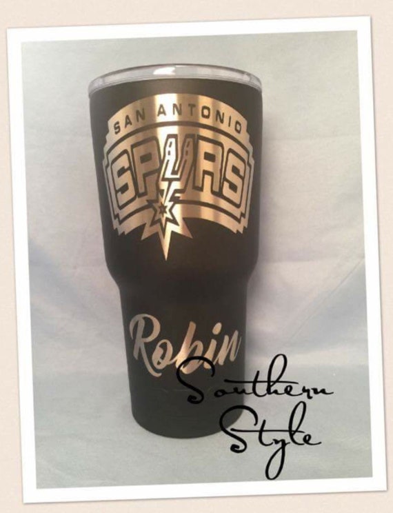 San Antonio Spurs Tumbler Custom Powder by southernstyleforyou