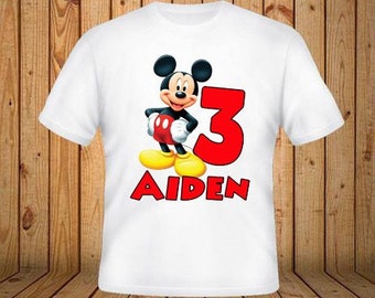 Mickey Mouse Birthday Shirt