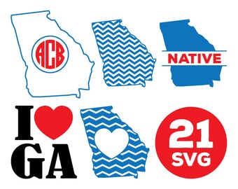 Download Georgia state svg | Etsy