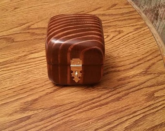 Hand carved jewelry box