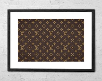 Louis Vuitton - Louis Vuitton Texture - Louis Vuitton Poster - Louis Vuitton Wall Art - French Fashion Wall Decor - Louis Vuitton Fashion