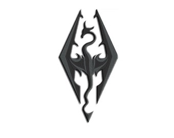 Skyrim Embroidery design - The Elder Scrolls - Machine embroidery design - NushNusha shop