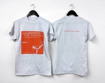 The Smiths - Louder Than Bombs shirt. - cotton tshirt, replica tshirt, heavy cotton tshirt, grey tshirt, album cover, music tshirt morrissey