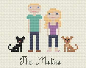 Custom Cross Stitch Family Pattern