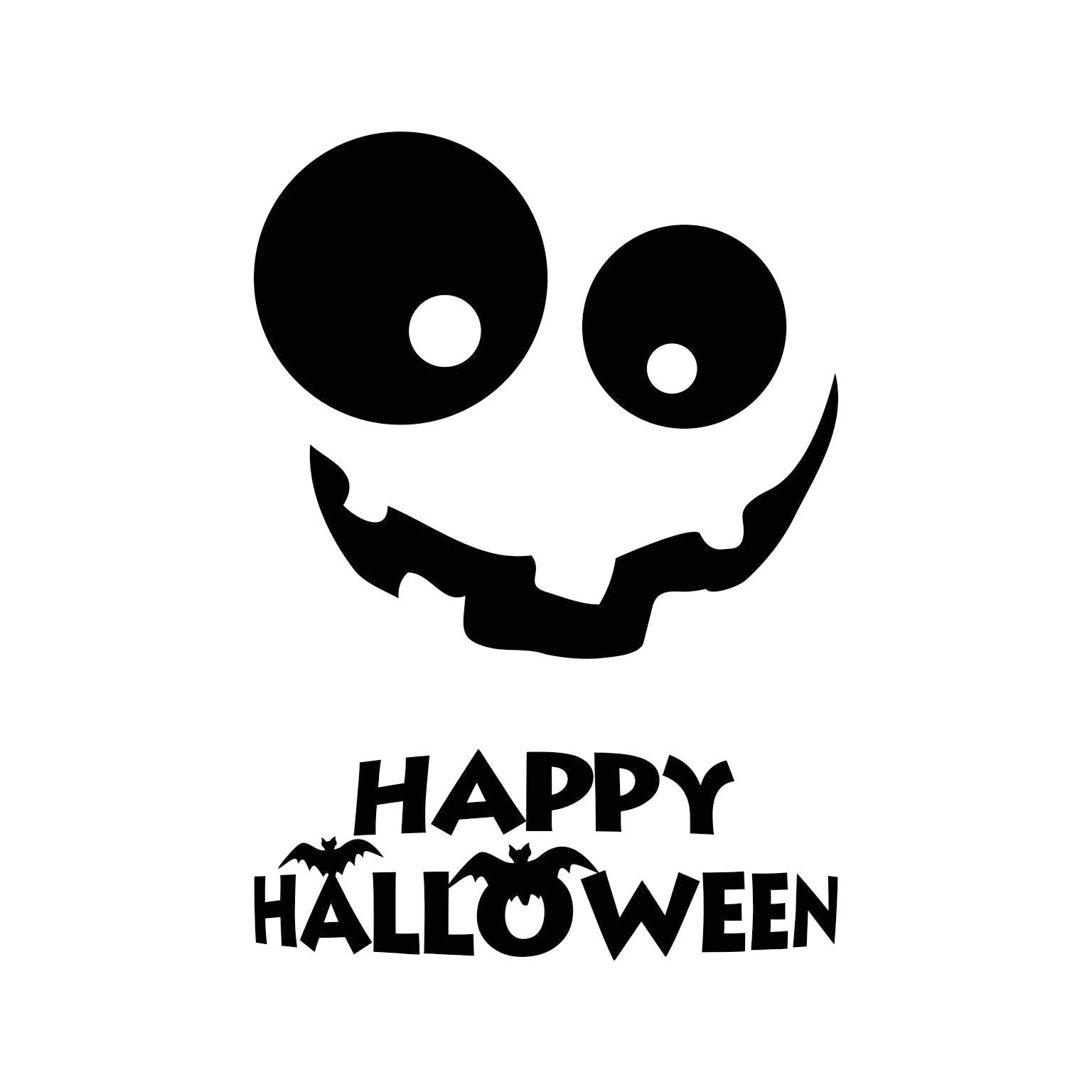 Download Happy Halloween sign pumpkin bat Graphics SVG Dxf EPS Png ...