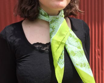 Lime Green Fashion Scarf