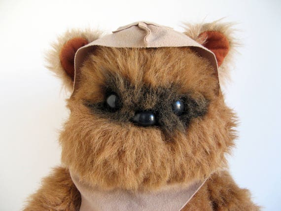 vintage ewok stuffed animal