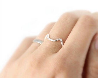 Cat ring - Ring in sterling silver or gold filled