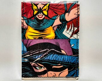 Sewn Duct Tape Comic Book Wallet - Catwoman Design 1