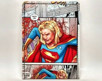 Sewn Duct Tape Comic Book Wallet - Supergirl Design 5