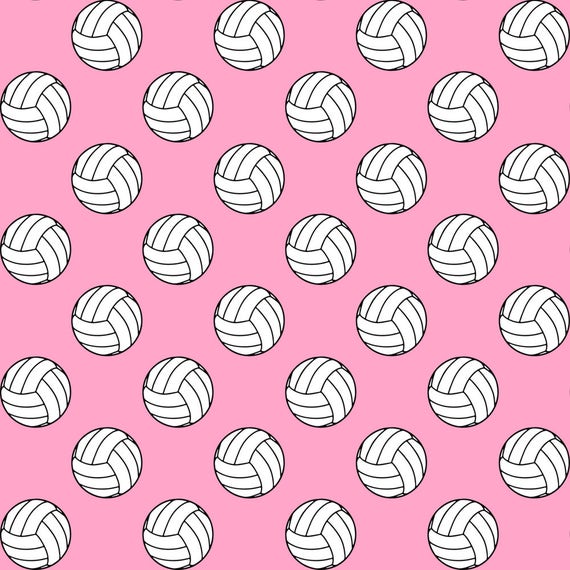 Pink Sports Fabric Girls Sports Volleyball Balls On