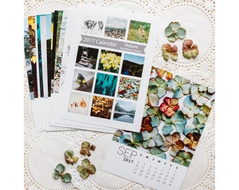 2017 Desk Calendar, Photo Calendar, 5x7 Desk Calendar, Fine Art Photography, 5x7 Calendar, 2017 Calendar, Nature Calendar,Photo Calendar