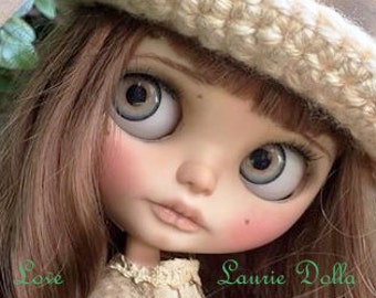 Blythe eye chips OOAK REALISTIC custom set P, by Ana Karina. UV laminated