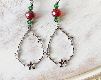 Snow White Fairytale Earrings by MinouBazaar