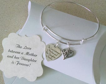 Mother Of The Bride Gift, The Love Between, Mother Of Groom, Mother Of Bride Groom, Mother In Law Bracelet, SUMMER SALE