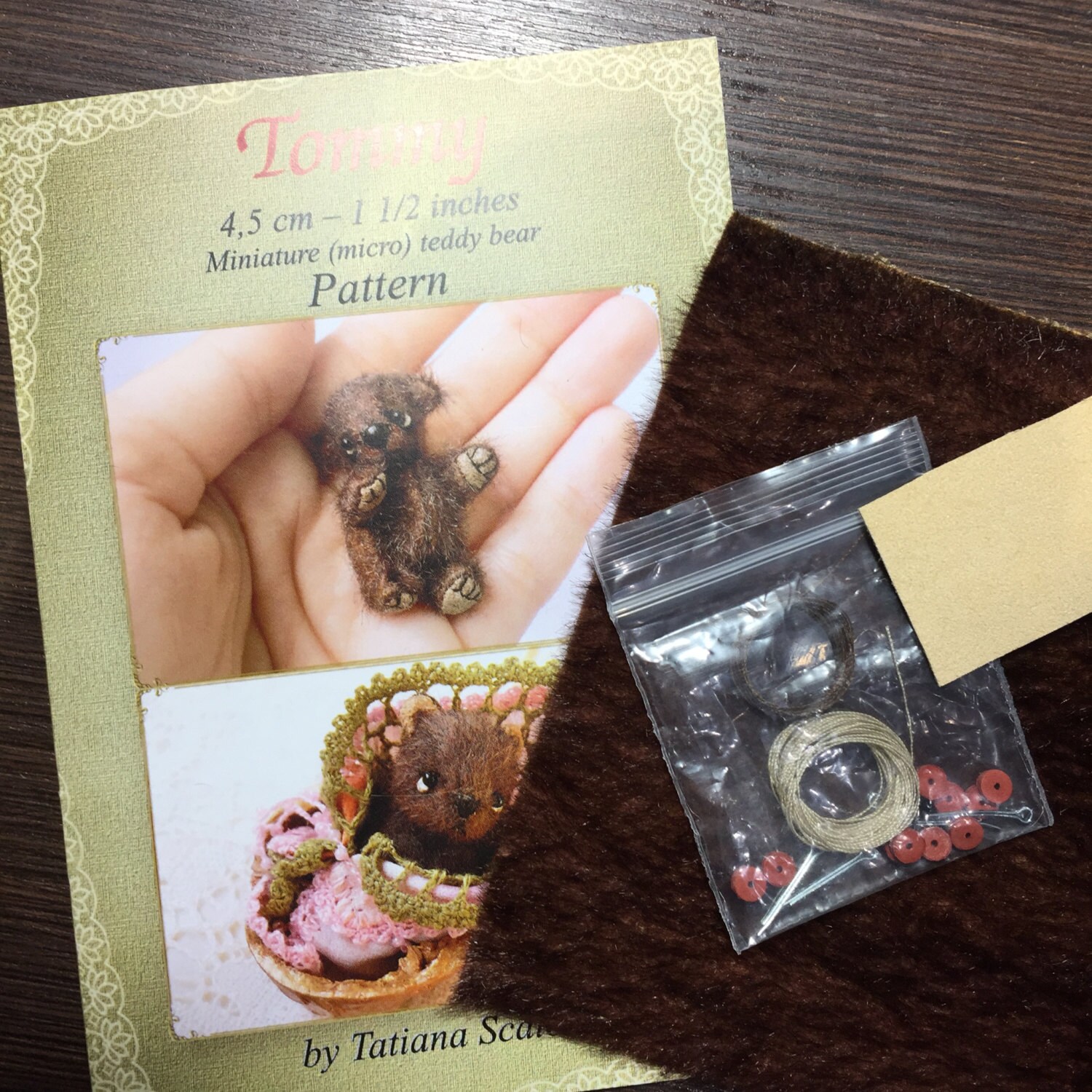 teddy bear sewing kit