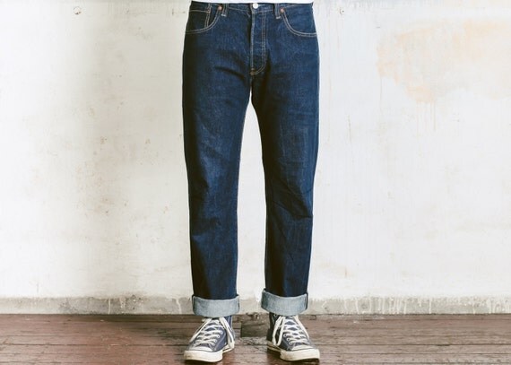 levis 501 raw denim