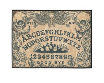 Ouija Board Area Rug Beige