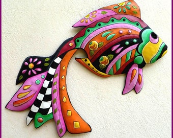 Fish Decor For Walls metal wall art | etsy Fish Decor For Walls metal wall art | etsy